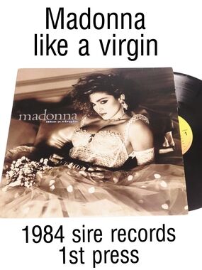 1984 Madonna- Like A Virgin Sire Records 1st Presd Vinyl Pop Rock